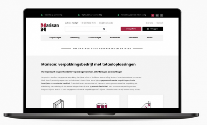 New site, new style: easier & faster Marisan experience!