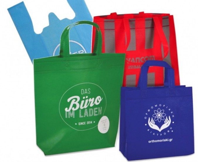 Ultrasonically welded non-woven carrier bags thin and easy to use